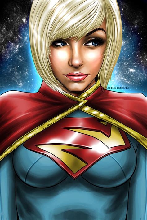 the new supergirl by jon hughes supergirl comic heroes superhero