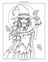 Coloring Pages Adult Autumn Halloween Giant Iron James Colouring Bond Witches Adults Book Fantasy Vampire Fairies Vampires Getcolorings Fairy Christmas sketch template