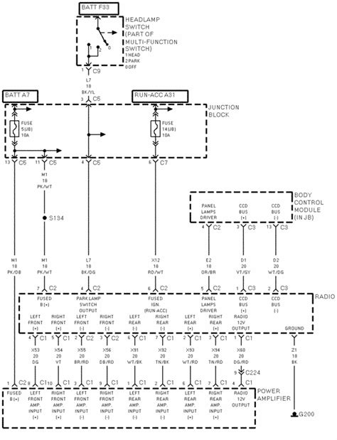 chrysler sebring radio wiring diagrams qa    models