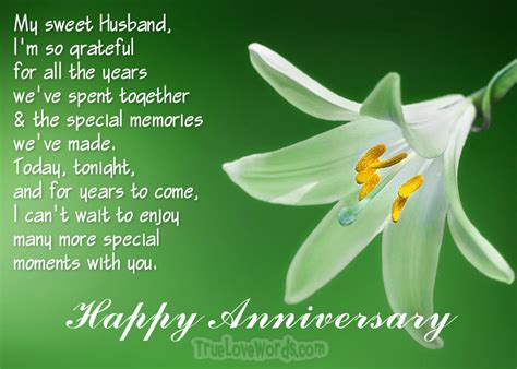 wedding anniversary wishes  husband true love words