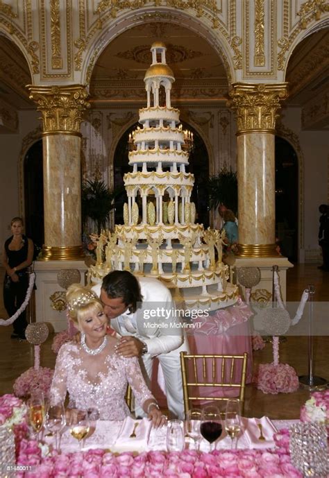 Rates Ivana Trump And Rossano Rubicondi During Their Wedding Photo