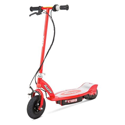 razor   red electric scooter