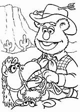 Coloring Pages Western West Wild Christmas Theme Town Printable Cowboy Fozzie Bear Getcolorings Old Sheets Clipartbest Muppets Chris Color Getdrawings sketch template