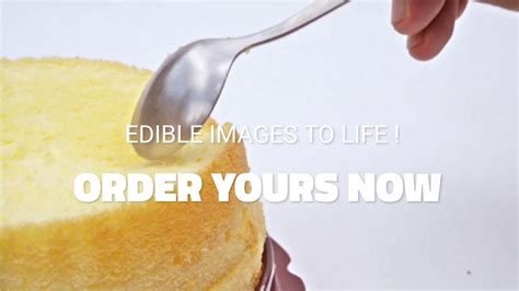 custom printed edible images youtube
