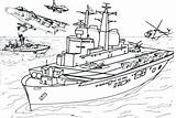 Battleship Airplane sketch template