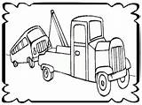 Tow Trucks Getcolorings Coordinate Primary sketch template