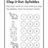 Syllables Clap sketch template