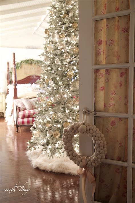 french country cottage christmas home  french country cottage