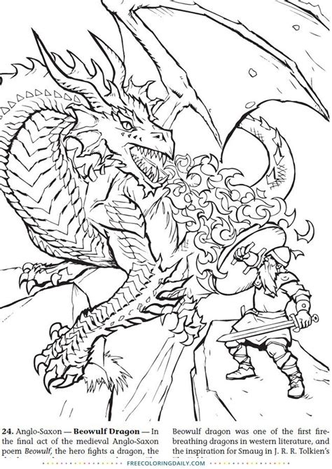 dragon  knight coloring pages