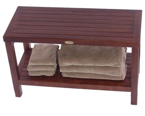 Decoteak Classic Spa Bench Contemporary Shower Benches And Seats By