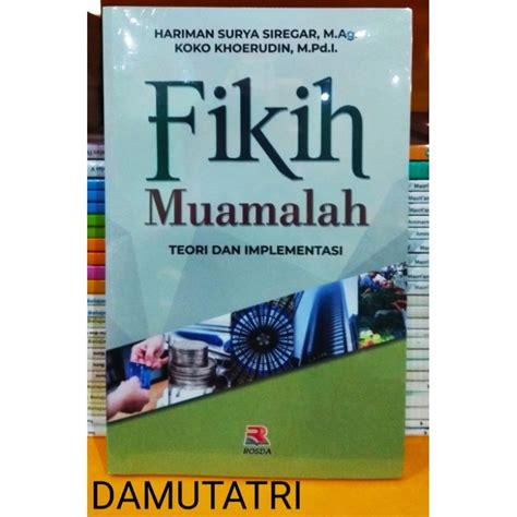 Jual Buku Fikih Fikih Muamalah Teori Dan Implementasi Hariman