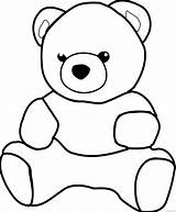 Teddy Coloring4free Bpng sketch template