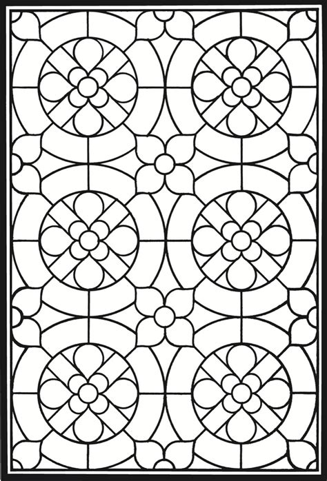stained glass coloring pages  adults  coloring pages  kids