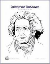Beethoven Music Coloring Makingmusicfun Symphony Squilt Movement First Ludwig Van Composer Composers Resources sketch template