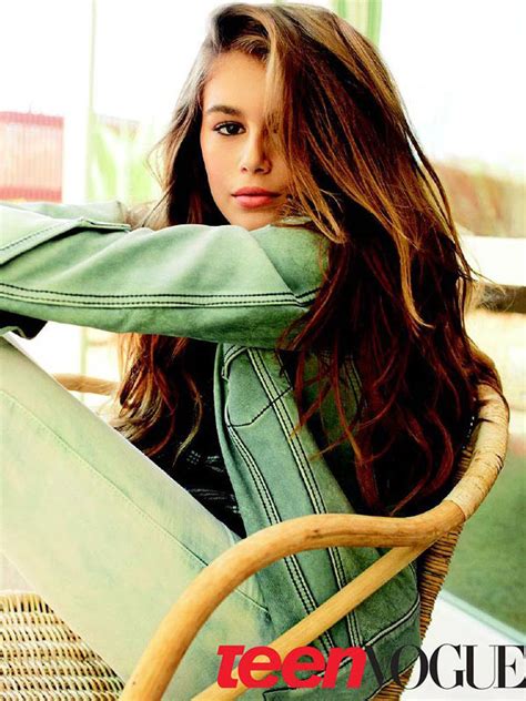 kaia gerber cindy crawford s daughter in ‘teen vogue hollywood life