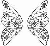 Wings Fairy Coloring Pages Printable Butterfly Pattern Large Clipart Template Color Designs Patterns Clipartbest Simple Choose Board Getdrawings Getcolorings Karenswhimsy sketch template