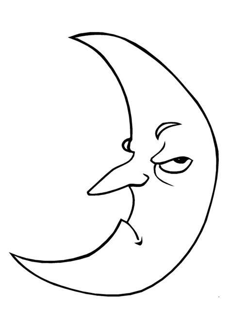 moon coloring pages books    printable