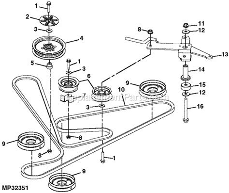 john deere  mower deck diagram wiring diagram