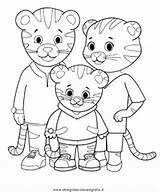 Coloring Daniel Tiger Pages Printable Katerina Comments Library Clipart sketch template