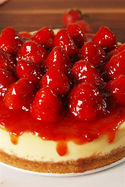 easy strawberry cheesecake recipes    strawberry