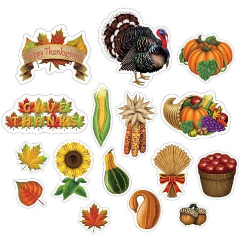 thanksgiving cutouts  thanksgiving party decor thanksgiving party
