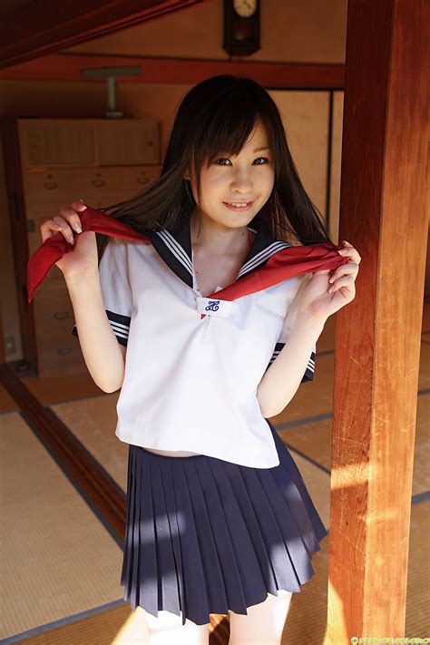 Lemon Mizutama Japanese Sexy Idol Sexy Japanese School Girl Uniform
