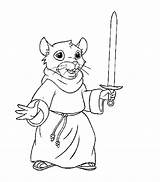 Redwall Coloring Pages Sheets Books Von Colouring Kids Adventures Google sketch template