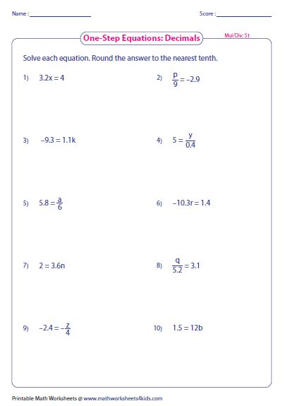 view solving  step equations worksheet pictures sutewo
