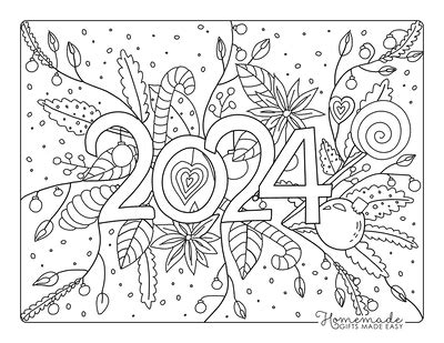 printable  year coloring pages