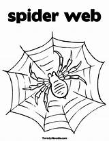 Coloring Pages Spiders Spider Web Colouring Kids Popular Coloringhome Comments sketch template