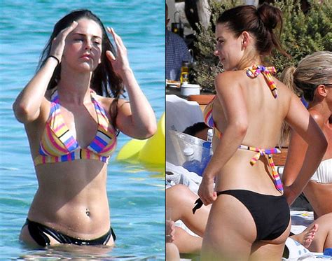 jessica lowndes makes a splash in bikini while vacationing