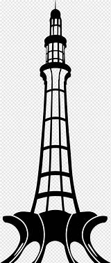 Minar Monument Lahore Punjab Monochrome Minaret Independence Pngwing Pngegg Clipground Klipartz Anyrgb sketch template