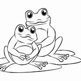 Tadpole Coloring Frog Getdrawings sketch template