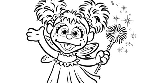abby cadabby coloring page kids coloring pbs kids  parents