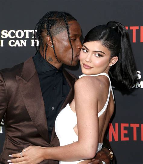 Travis Scott And Kylie Jenner Lay On The Pda At The Look Mom I Can Fly