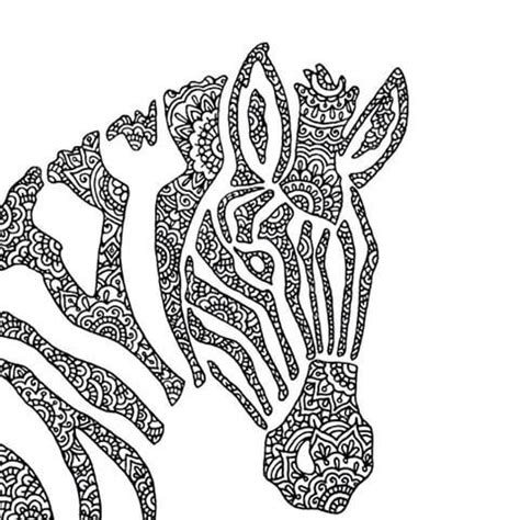 pin van highlyfavored op coloring horse zebra dieren