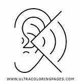 Hearing Disegni Udito Microfone Colorare Lusso Pngegg Deafness sketch template