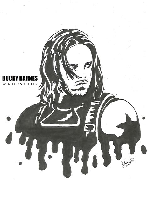 bucky barnes coloring pages   goodimgco