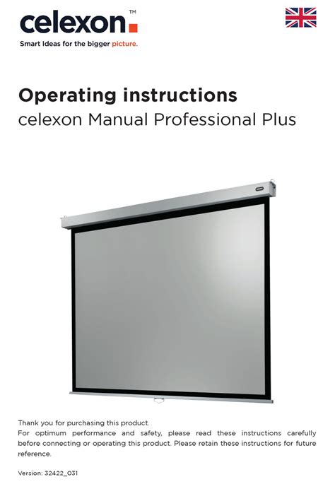celexon manual professional  operating instructions manual   manualslib