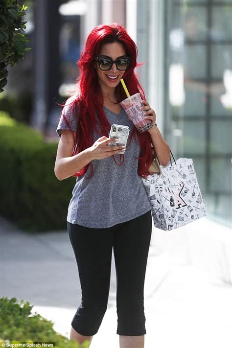 farrah abraham stuns in low key activewear in la daily mail online