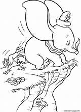 Dumbo Coloring Pages Printable Crow Helps Fly Again Print Elephant Flying Disney Ruby Max Cute Doghousemusic Book sketch template