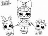 Lol Coloring Pages Dolls Doll Printable Baby Pet Fancy Kids Pets Two Print Bunny Color Sheets Ugly Colorat Bettercoloring Painting sketch template