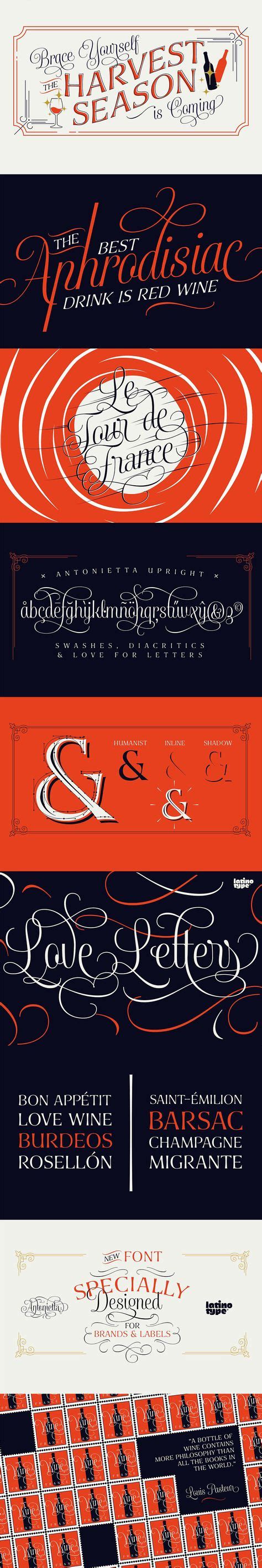 complete font lovers library  images script typeface