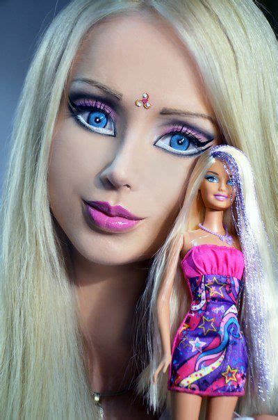 brace yourselves human barbie valeria lukyanova posts makeup free selfie barbie makeup