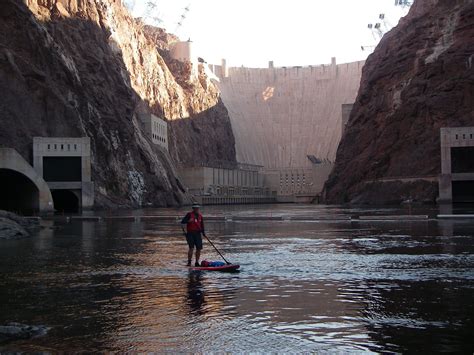 take and sup from the base of the hoover dam for 12 miles to willow beach glorious slot canyons