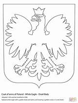 Coloring Poland Polski Pages Arms Coat Godło Polish Kolorowanka Flag Printable Orzeł Do Druku Biały Polska Godlo Dzieci Dla Narodowe sketch template