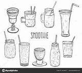 Coloring Smoothies Pages Smoothie Information sketch template