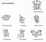 Gang Symbols Awareness Culture Identifiers Role Tattoos sketch template