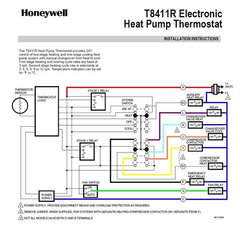 honeywell heat pump thermostat wiring diagram cadicians blog