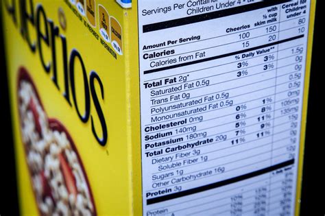 fda updates nutrition facts  food labels   changing   syracusecom